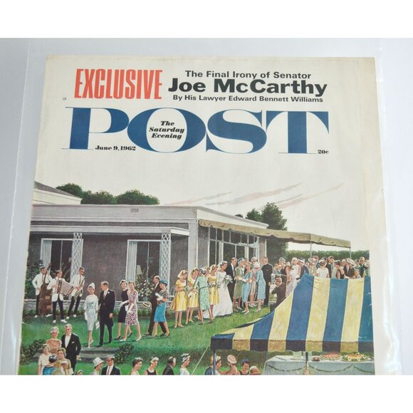 The Saturday Evening Post Magazine COVER June 9 1962 - Picture 2 of 3